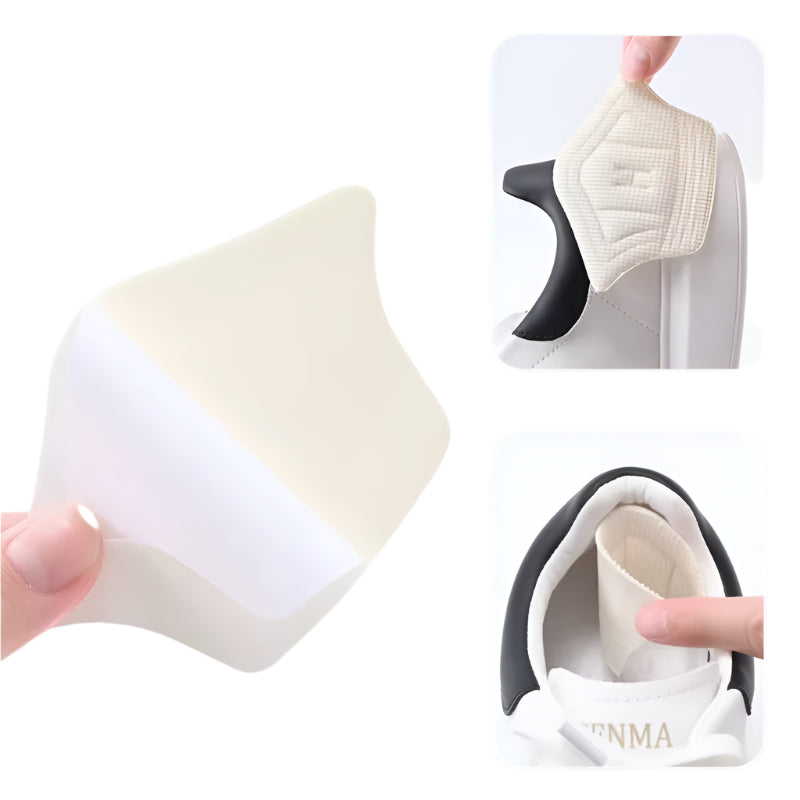 Self-Adhesive Heel Grips for Improved Shoe Fit and Reduced Rubbing