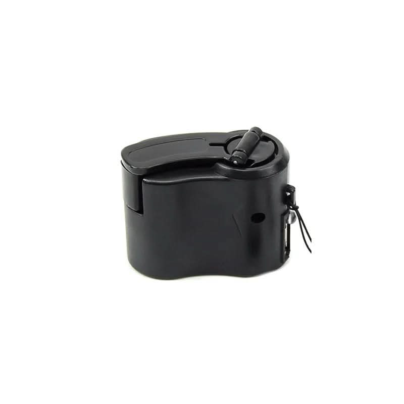 Portable Hand-Crank Emergency Charger with USB Output & LED Light