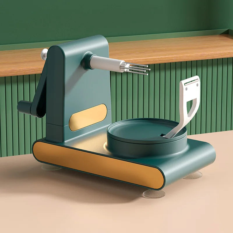 Manual Fruit and Vegetable Peeler Slicer with Rotary Handle