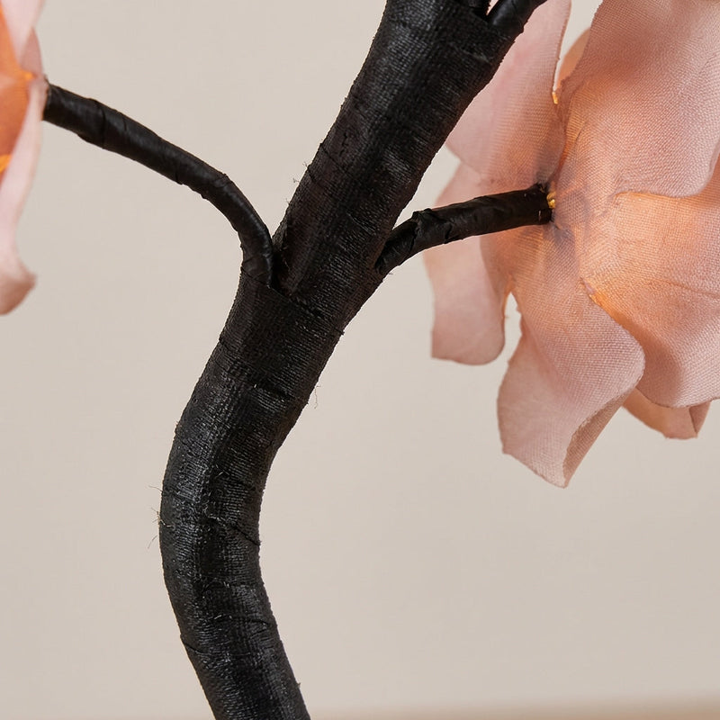 Roselle Illuminated Rose Tree Table Lamp