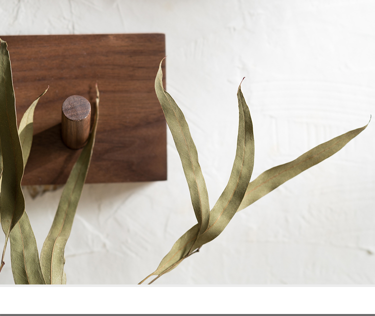 Minimalist Wooden Coat Rack with Zen Design and Handmade Natural Look
