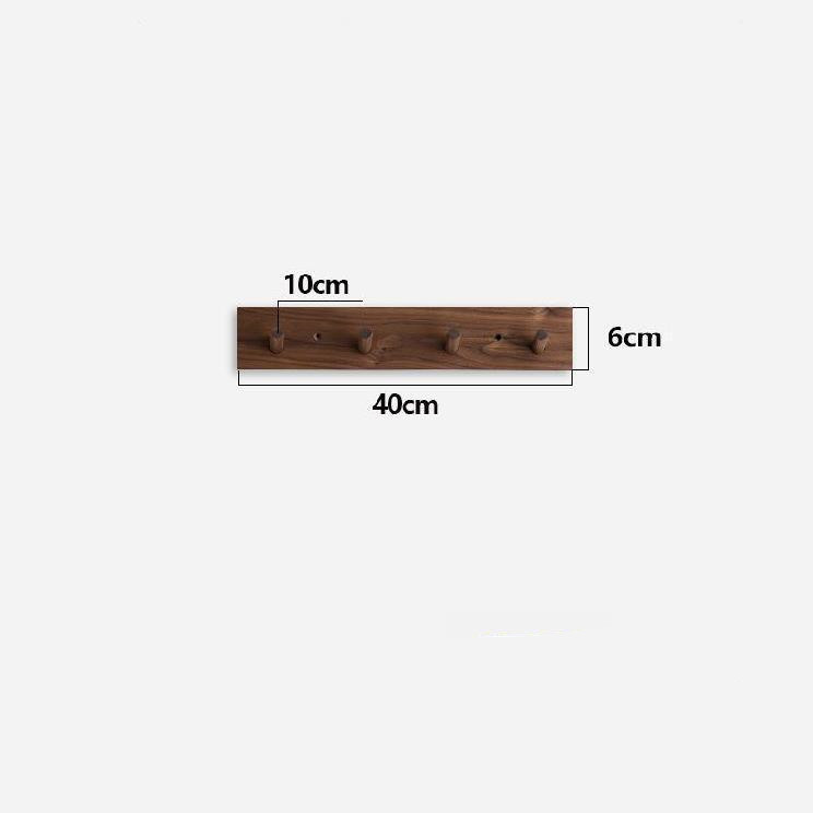 Minimalist Wooden Coat Rack with Zen Design and Handmade Natural Look