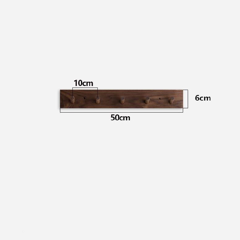Minimalist Wooden Coat Rack with Zen Design and Handmade Natural Look