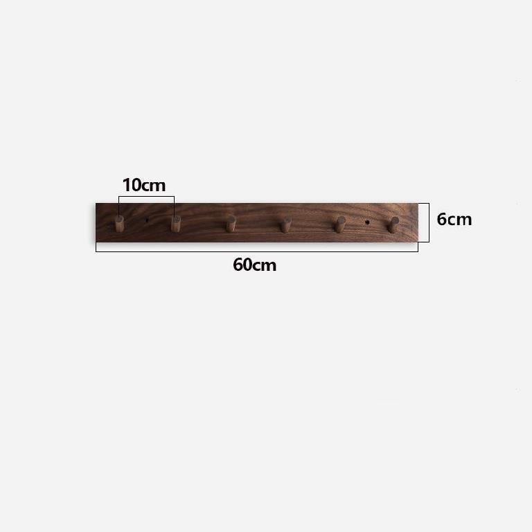 Minimalist Wooden Coat Rack with Zen Design and Handmade Natural Look