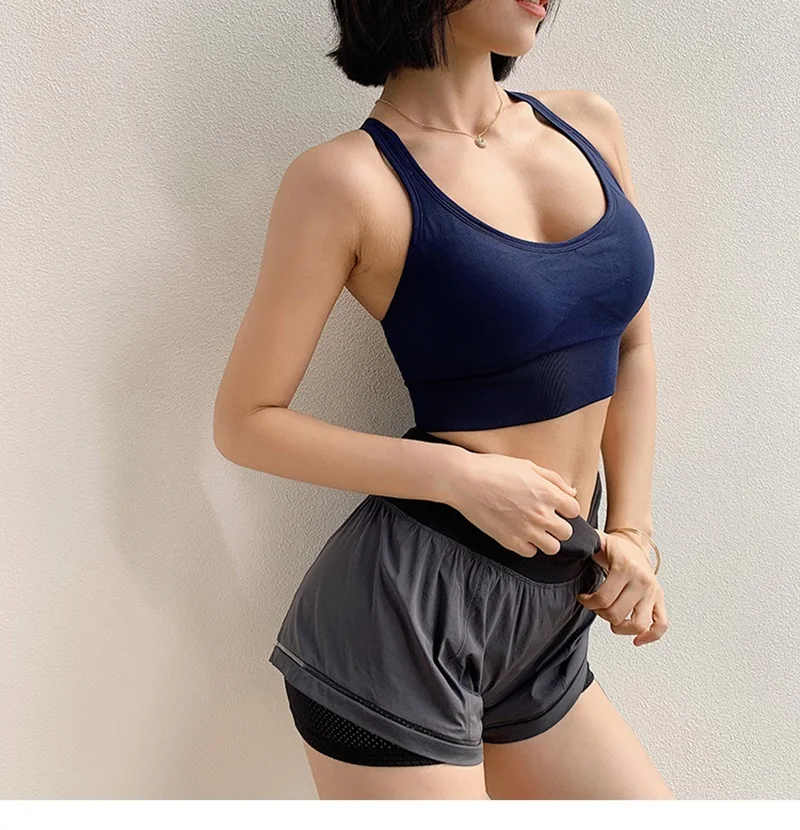 Women's Longline Sports Bra with Adjustable Back Fastening