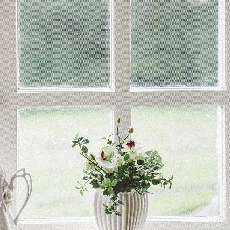 Self-Adhesive Window Insect Screen with Hook-and-Loop Fastening