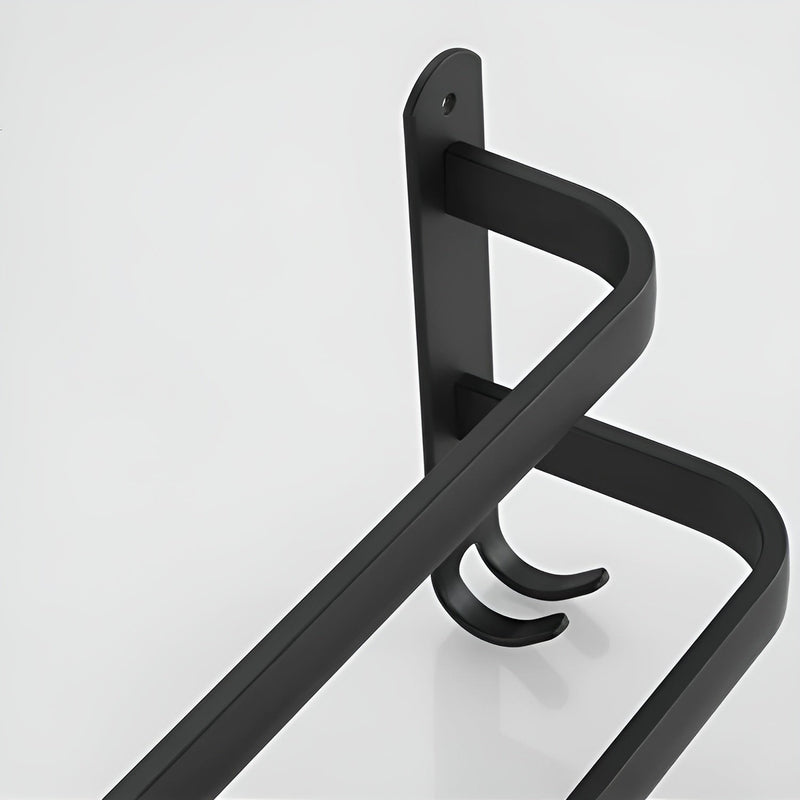 Modern Aluminium Towel Holder with 3 Layers for Bathroom and Space-Saving Use