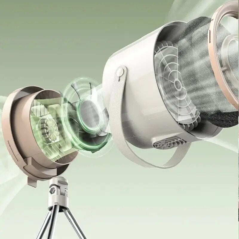 Portable Tabletop Air Filter with Tripod Stand