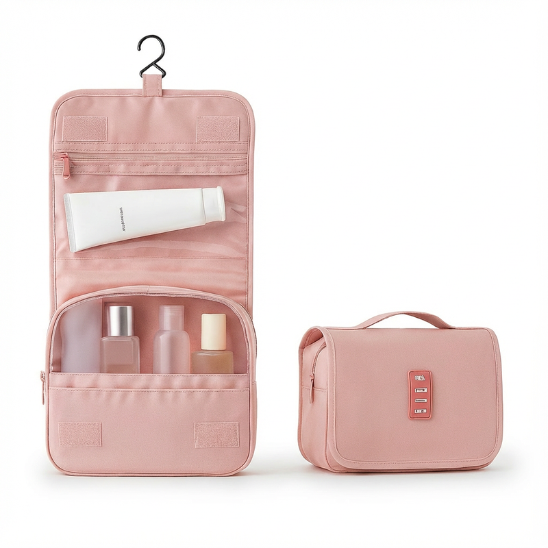 Foldable Travel Organiser with Hanging Hook – Water-Resistant and Spacious