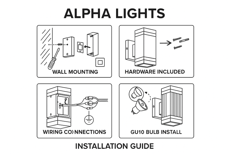 Modern Outdoor Wall Light with Up and Down Light and Weather-Resistant Design