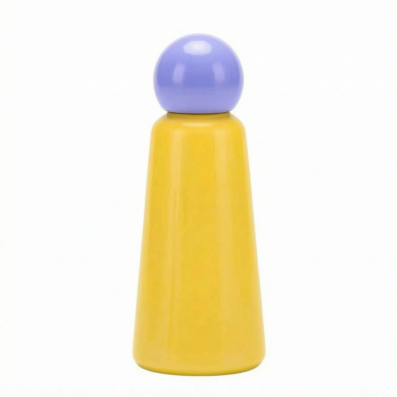Vacuum-Insulated Reusable Water Bottle with Round Screw Cap