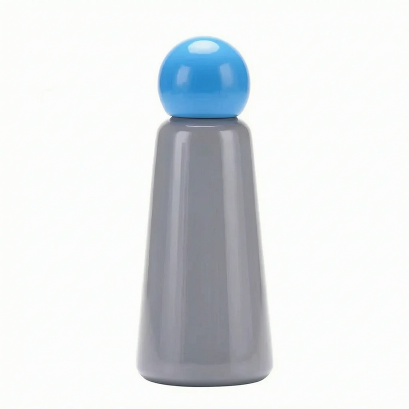 Vacuum-Insulated Reusable Water Bottle with Round Screw Cap