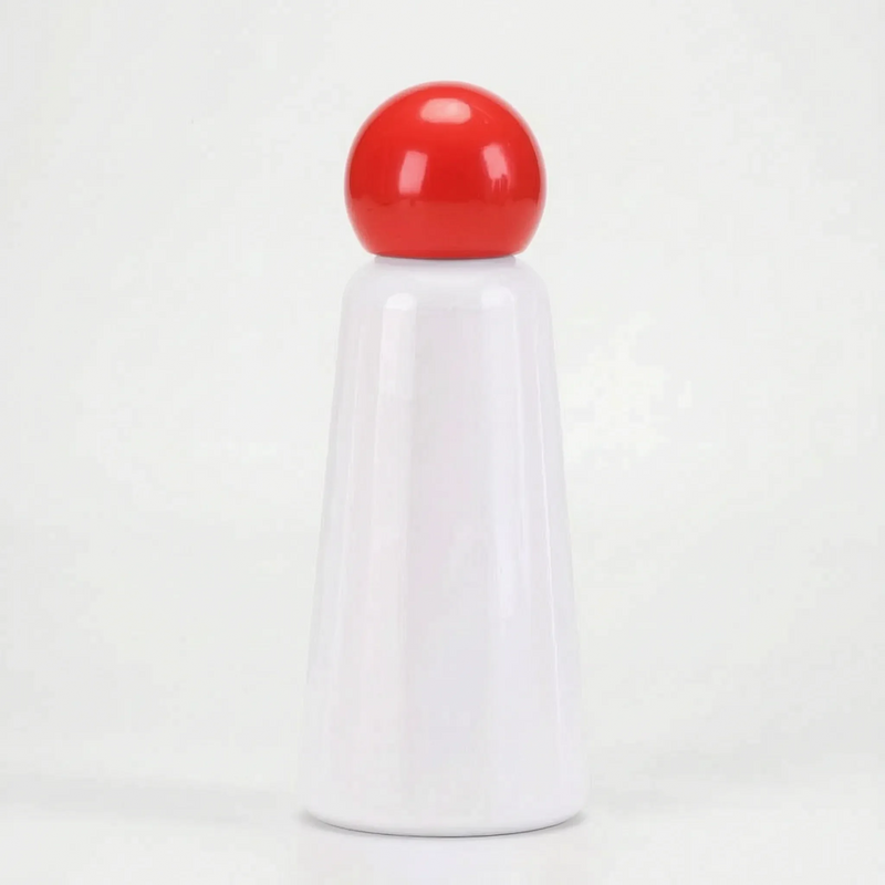 Vacuum-Insulated Reusable Water Bottle with Round Screw Cap