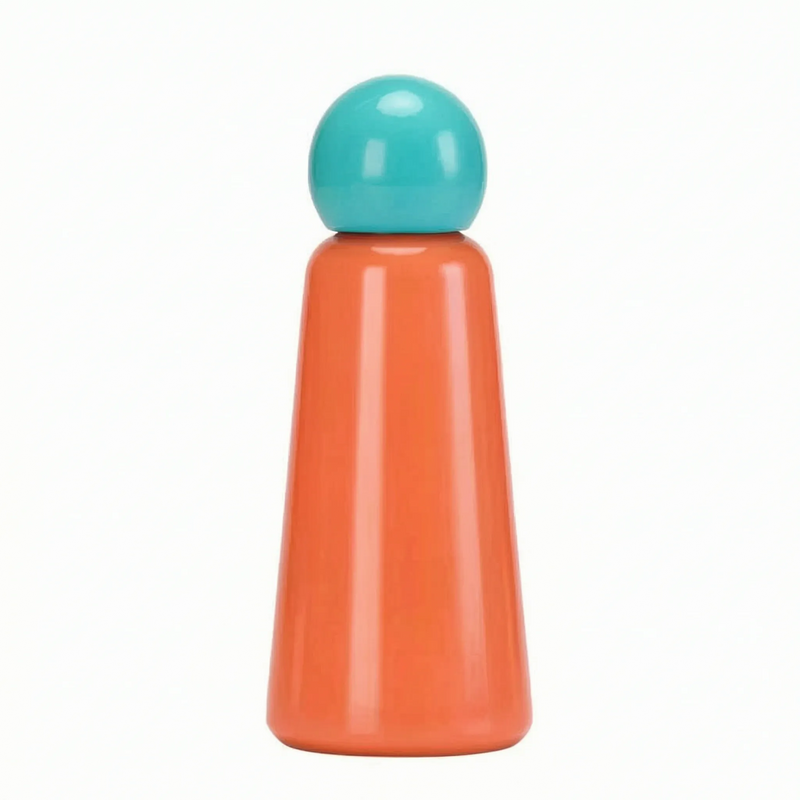 Vacuum-Insulated Reusable Water Bottle with Round Screw Cap