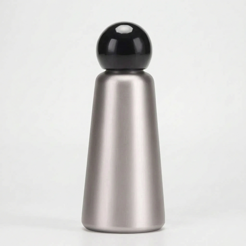 Vacuum-Insulated Reusable Water Bottle with Round Screw Cap
