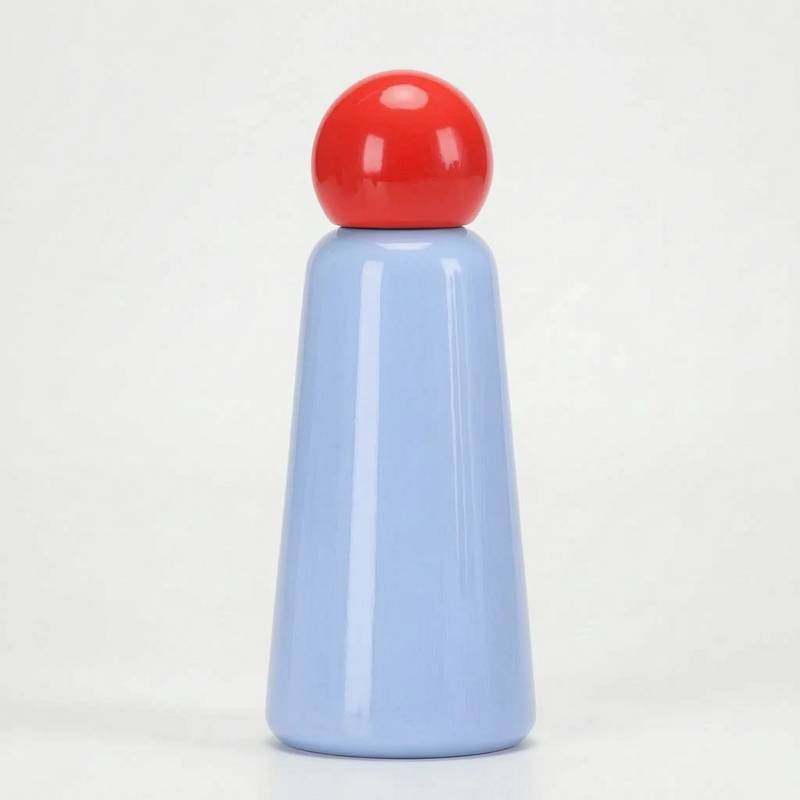 Vacuum-Insulated Reusable Water Bottle with Round Screw Cap