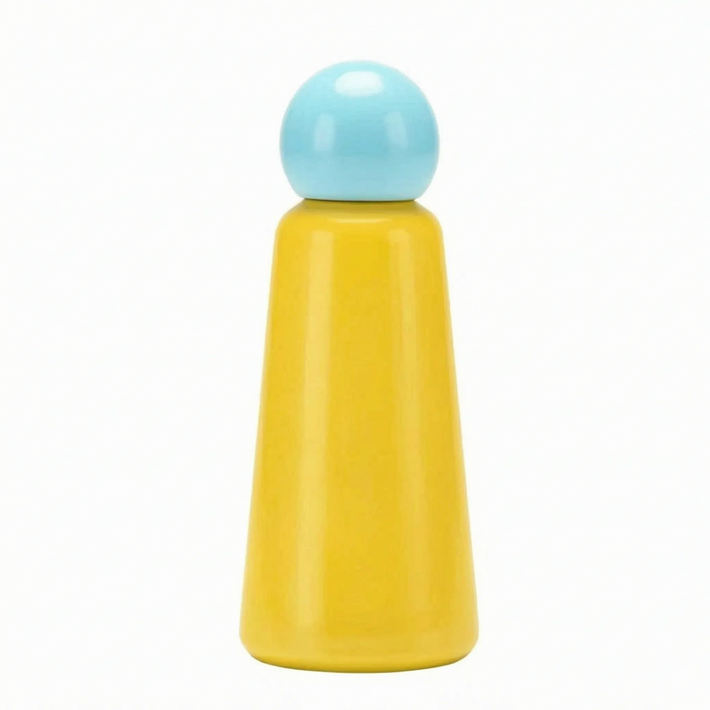 Vacuum-Insulated Reusable Water Bottle with Round Screw Cap