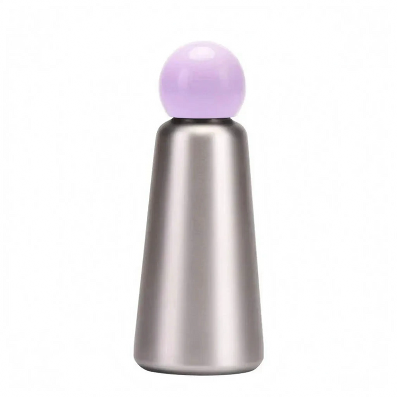 Vacuum-Insulated Reusable Water Bottle with Round Screw Cap