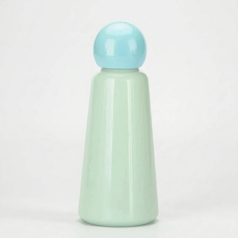 Vacuum-Insulated Reusable Water Bottle with Round Screw Cap