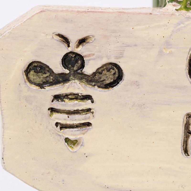 Flower-Shaped Bee & Butterfly Watering Garden Stake