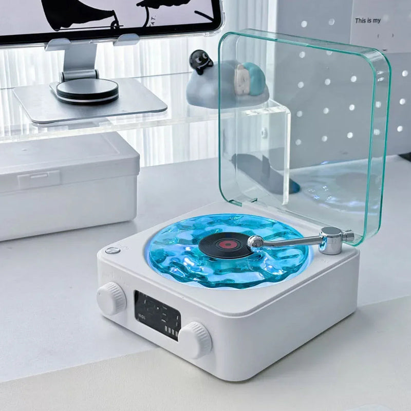 Bluetooth Speaker with Water Ripple Projector & Nature Sounds