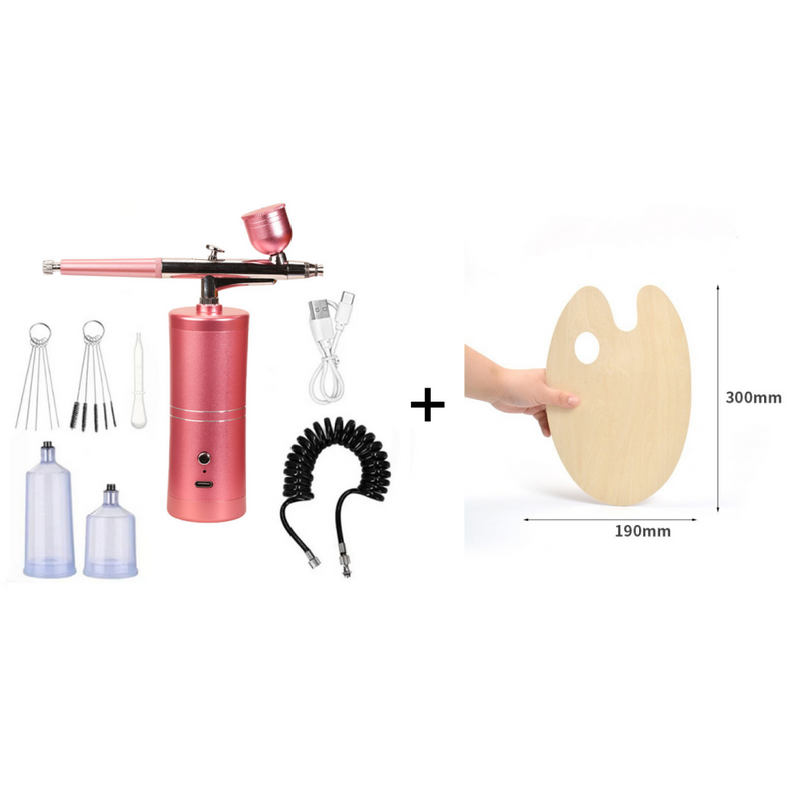 Cordless Airbrush Kit with Adjustable Spray Pressure