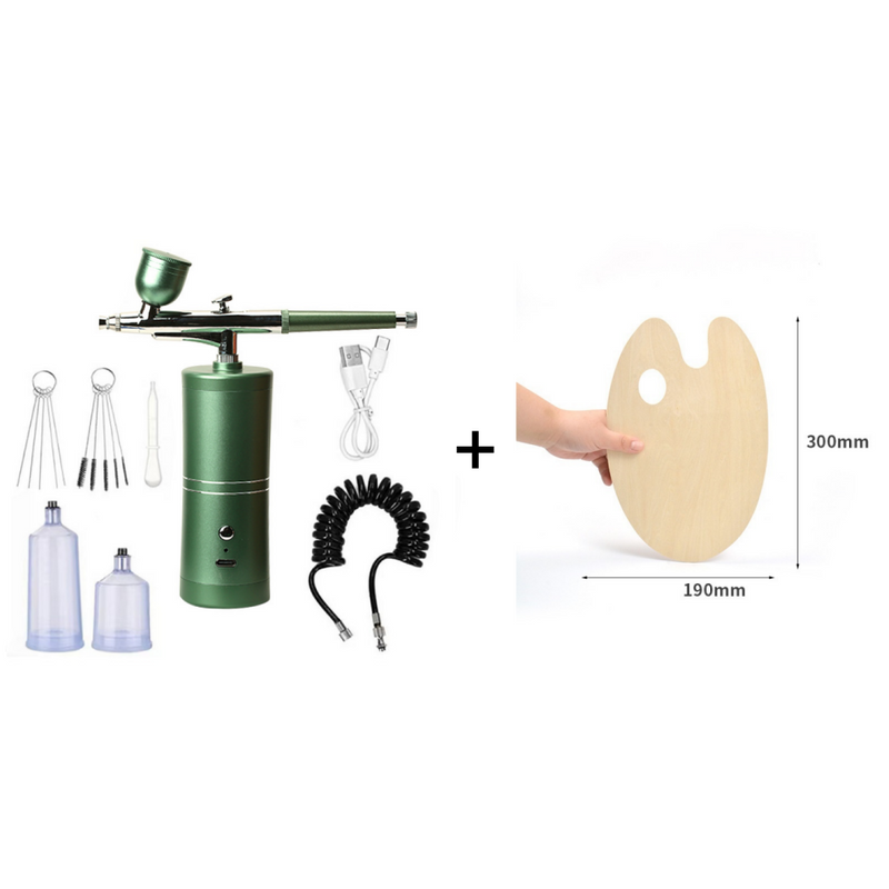 Cordless Airbrush Kit with Adjustable Spray Pressure