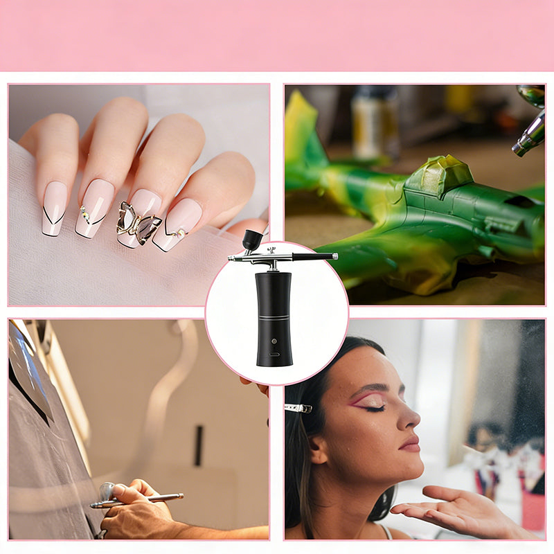 Cordless Airbrush Kit with Adjustable Spray Pressure
