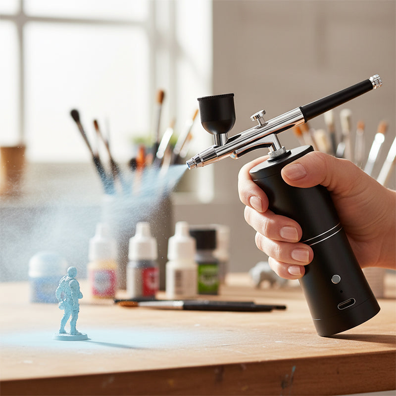 Cordless Airbrush Kit with Adjustable Spray Pressure
