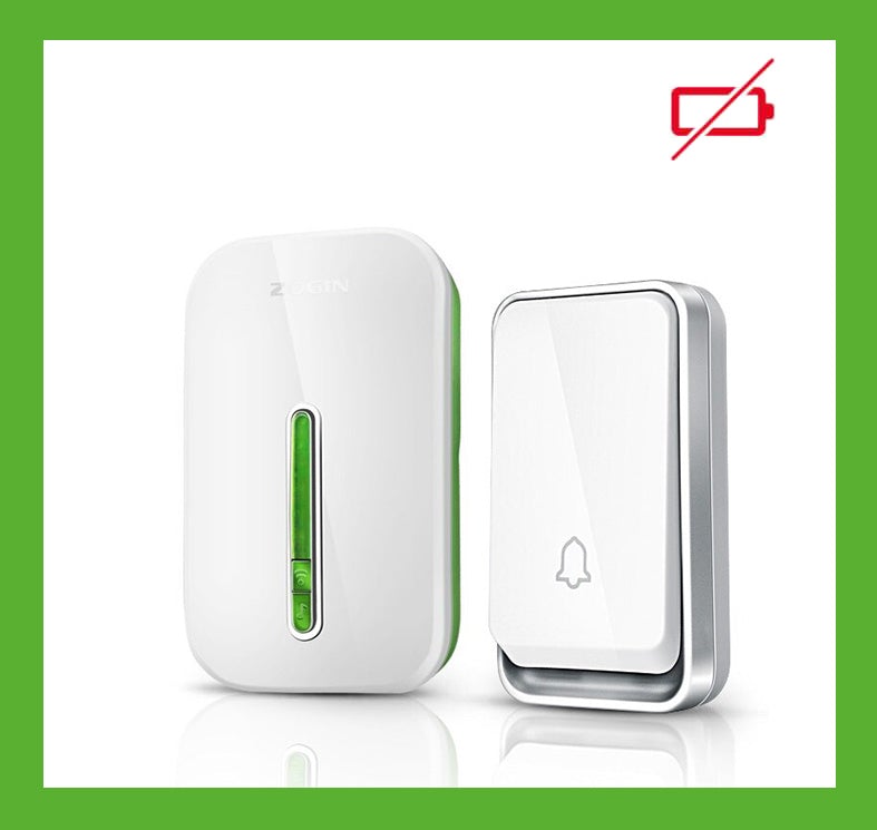 Battery-Free Wireless Doorbell with Kinetic Button