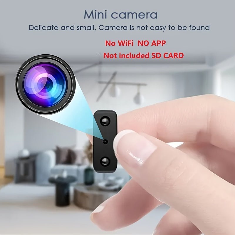 Full HD Mini Security Camera with Night Vision & Motion Detection