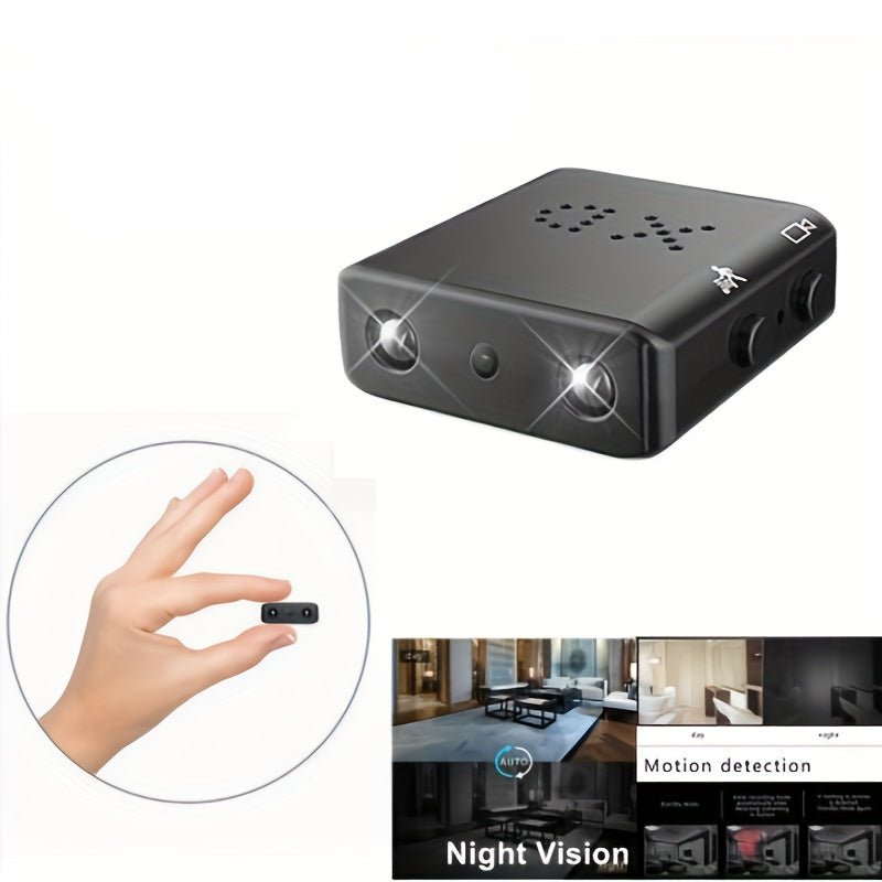 Full HD Mini Security Camera with Night Vision & Motion Detection