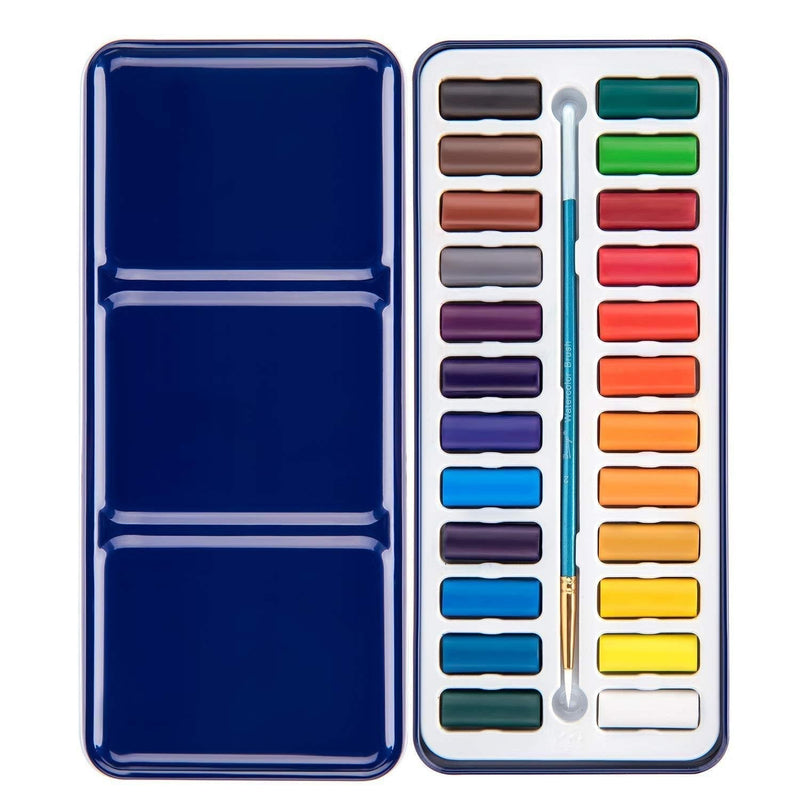 Beginner Watercolour Workbook with Guided Templates