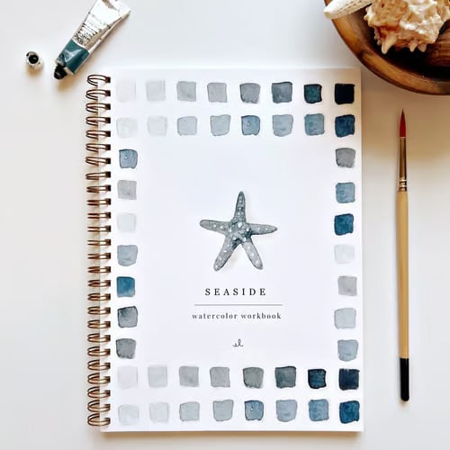Beginner Watercolour Workbook with Guided Templates