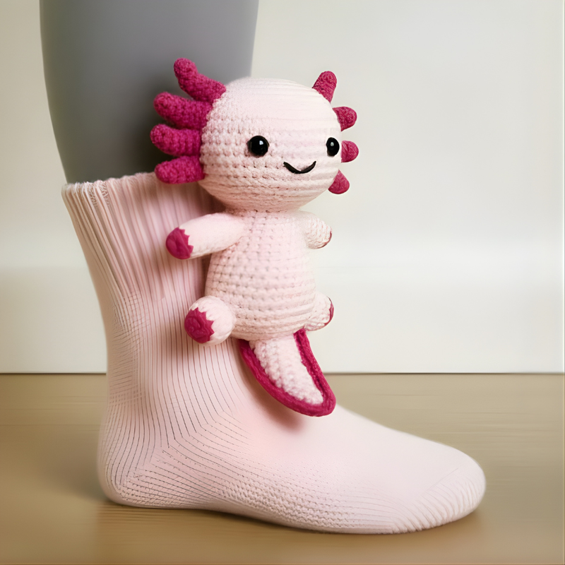 Unisex house socks with 3D animal design and non-slip – Warm and comfortable