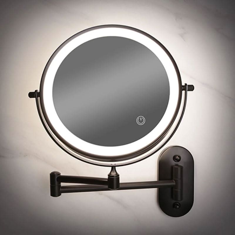 MAGNIFILUX – Miroir grossissant LED avec éclairage réglable et batterie rechargeable