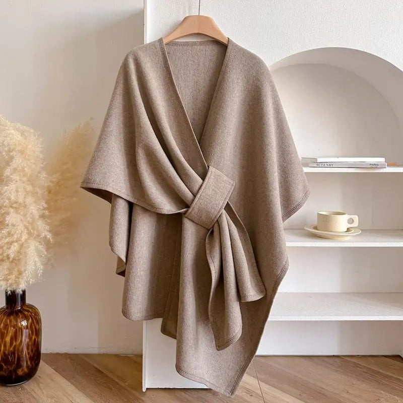 WINDWRAP – Poncho-écharpe-manteau luxueux pour toutes les saisons