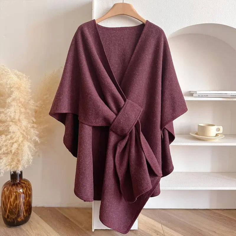 WINDWRAP – Poncho-écharpe-manteau luxueux pour toutes les saisons