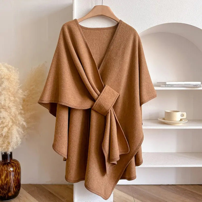 WINDWRAP – Poncho-écharpe-manteau luxueux pour toutes les saisons