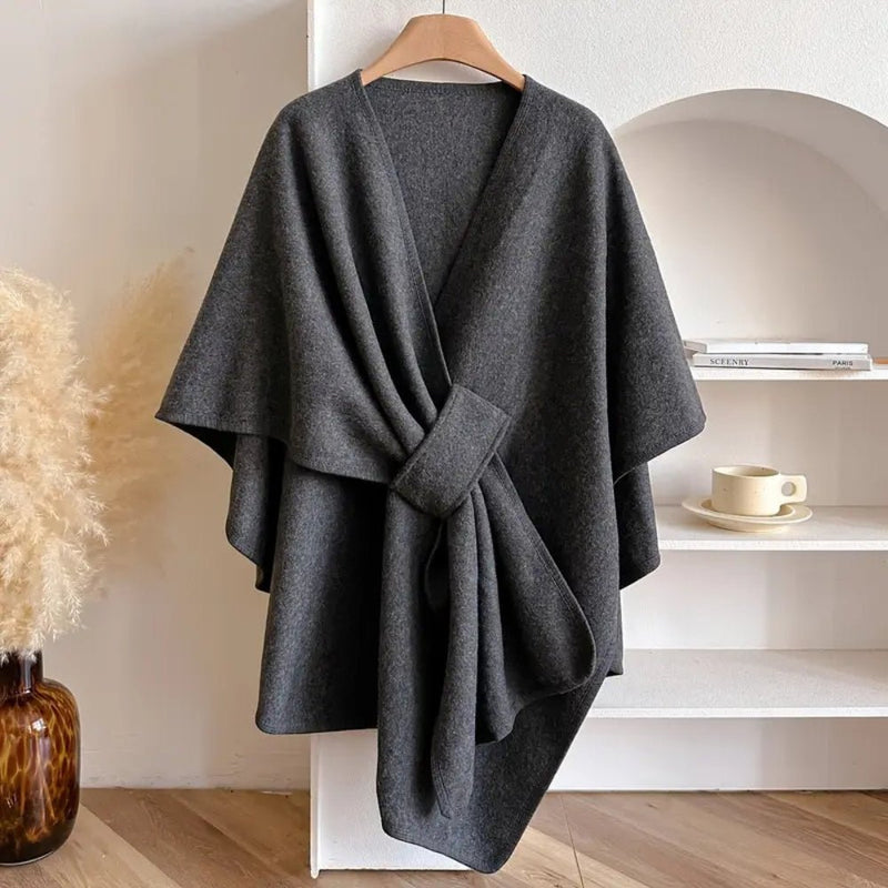 WINDWRAP – Poncho-écharpe-manteau luxueux pour toutes les saisons