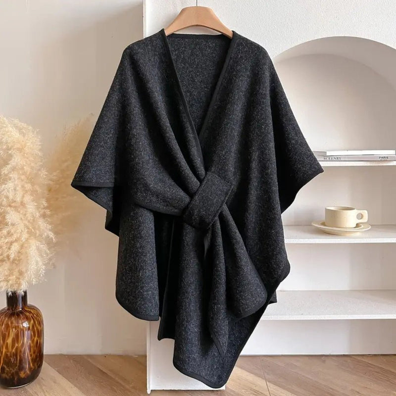 WINDWRAP – Poncho-écharpe-manteau luxueux pour toutes les saisons