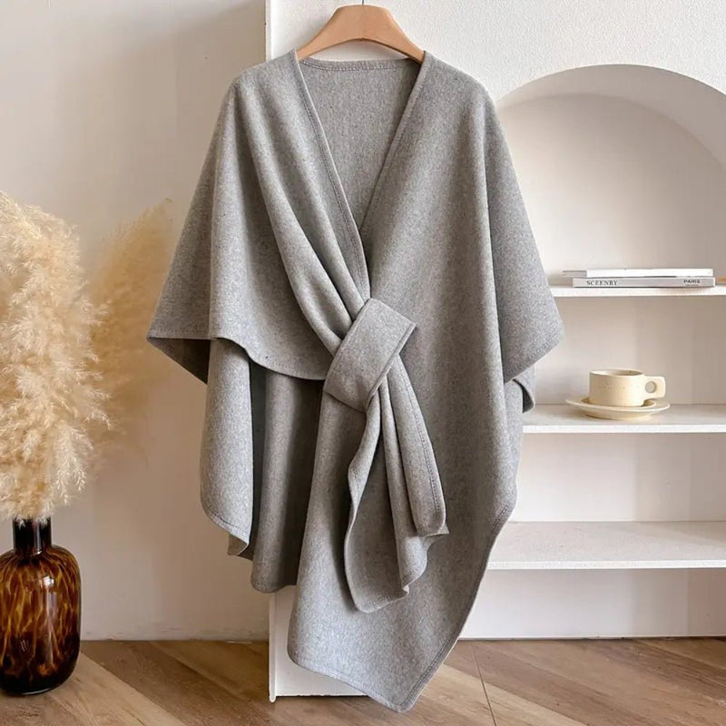 WINDWRAP – Poncho-écharpe-manteau luxueux pour toutes les saisons