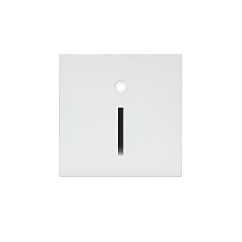 Stair Light with LED and Motion Sensor in a Square Wall Fitting