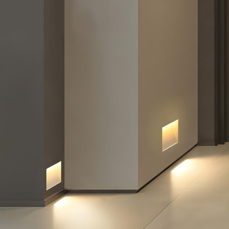 Stair Light with Recessed LED and Optional Motion Sensor