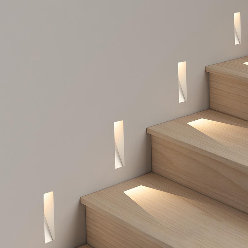 Stair Light with Recessed LED and Optional Motion Sensor
