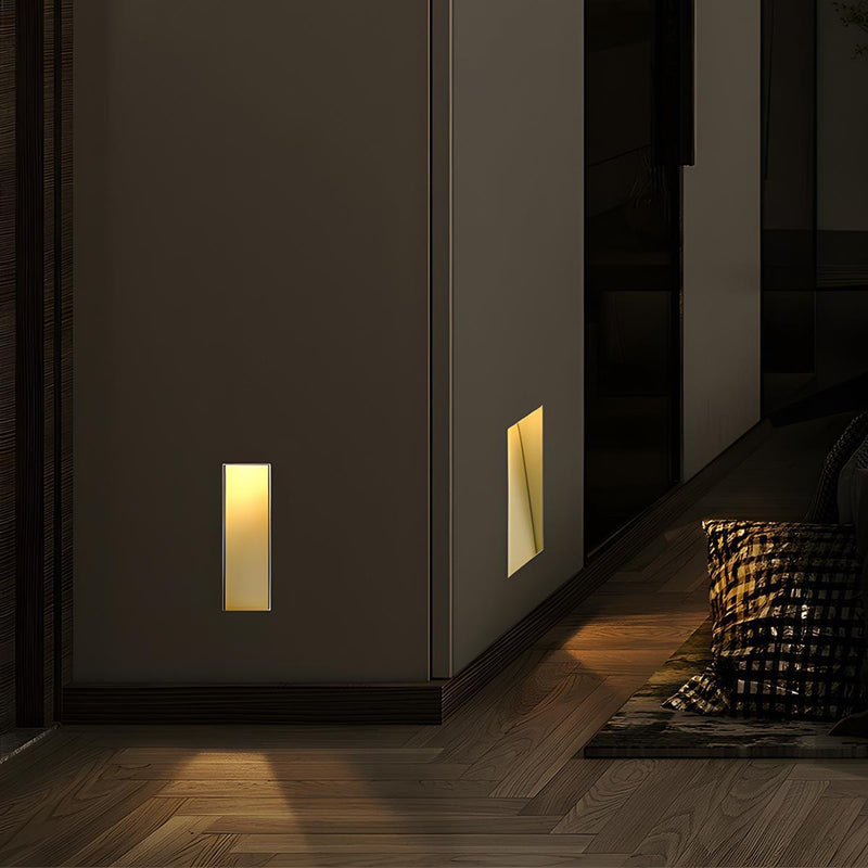 Stair Light with Recessed LED and Optional Motion Sensor