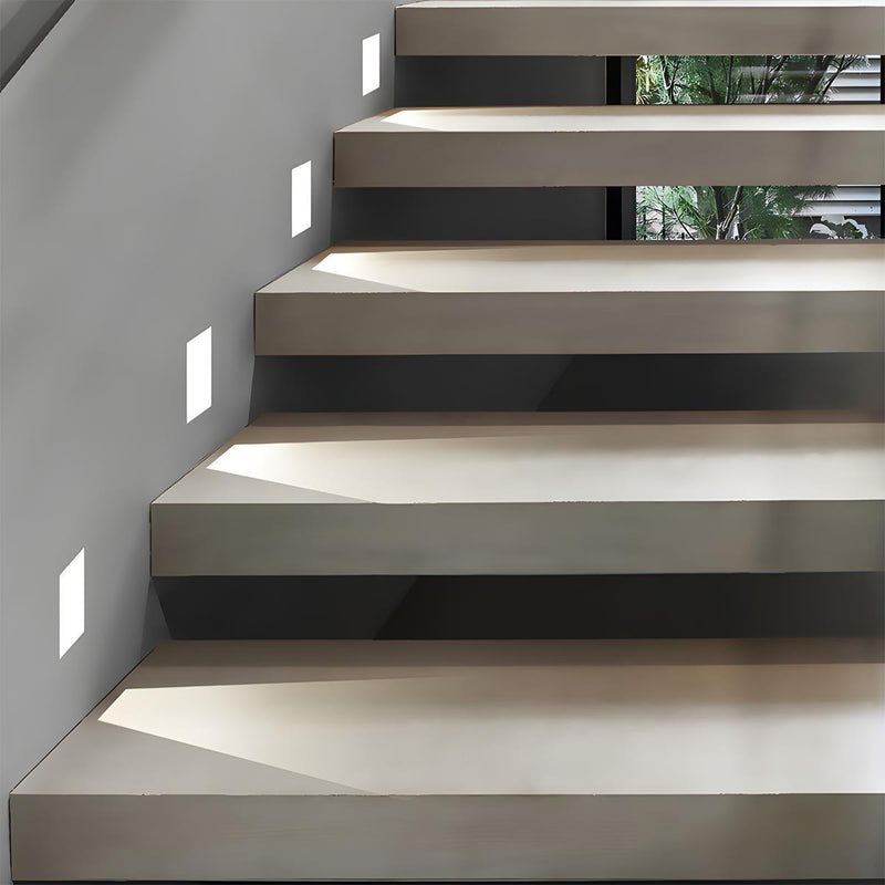 Stair Light with Recessed LED and Optional Motion Sensor