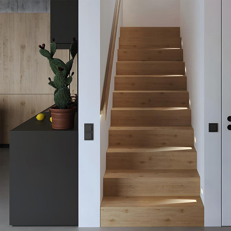 Stair Light with Recessed LED and Optional Motion Sensor