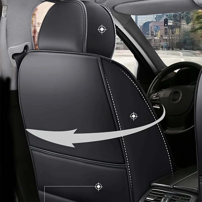 Universal Faux Leather Car Seat Cover for Everyday Protection