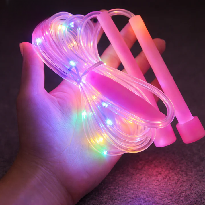 LED Skipping Rope with Adjustable Length
